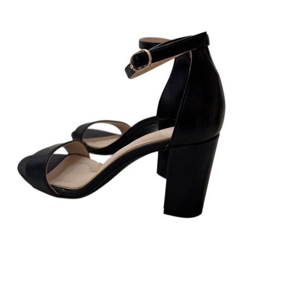 Kelly & Katie Block Heel Black Sandal Size 6.5 - Picture 4 of 9